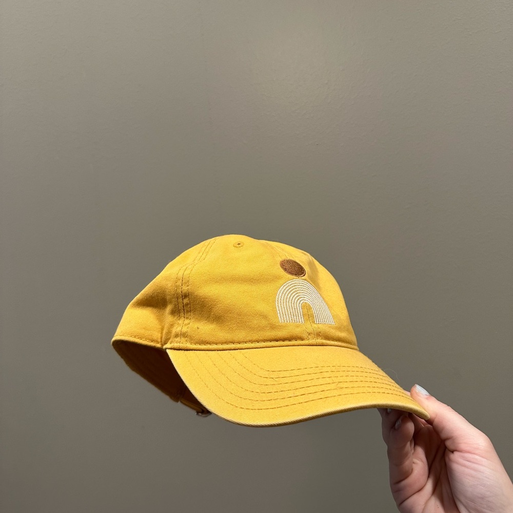 Yellow Cap with Nature Design